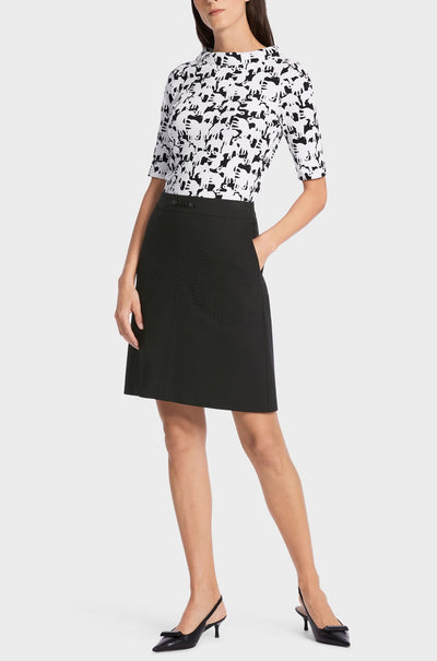 Marc Cain - Skirt with Decorative Buckle