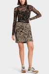 Marc Cain - Slim Skirt with All-Over Print