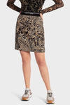 Marc Cain - Slim Skirt with All-Over Print