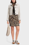 Marc Cain - Slim Skirt with All-Over Print