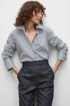 Mela Purdie - Smooth Shirt in Indigo Stripe