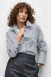 Mela Purdie - Smooth Shirt in Indigo Stripe