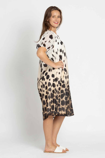 Marc Cain - Soft Puffed Sleeve Dress