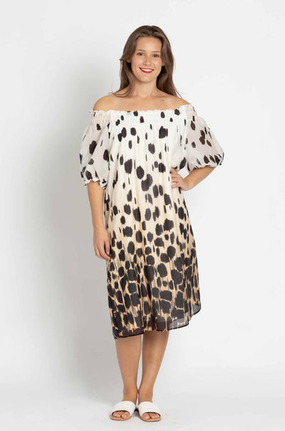 Marc Cain - Soft Puffed Sleeve Dress