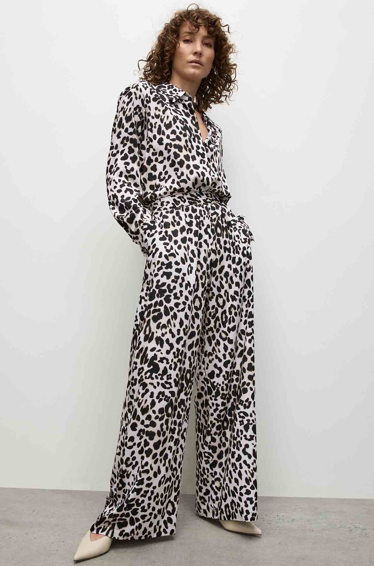 Mela Purdie - Maxi Pace Pant in Cheetah Print