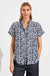 Mela Purdie - Soft Stand Shirt in Quill Print