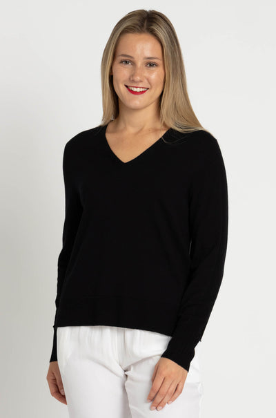 Marc Cain - Sweater w/ Textured Detail & Contrast Yarn