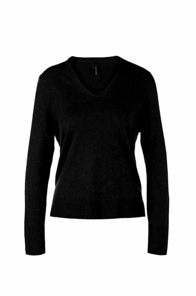 Marc Cain - Sweater w/ Textured Detail & Contrast Yarn