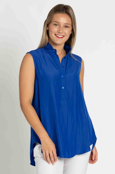 Mela Purdie - Tab Slide Tank in Lapis