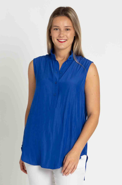 Mela Purdie - Tab Slide Tank in Lapis