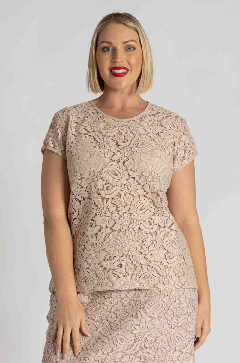 Mela Purdie - Transit T in Broderie Lace