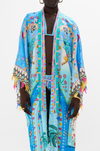 Camilla - A Painted Village Kimono Layer with Collar