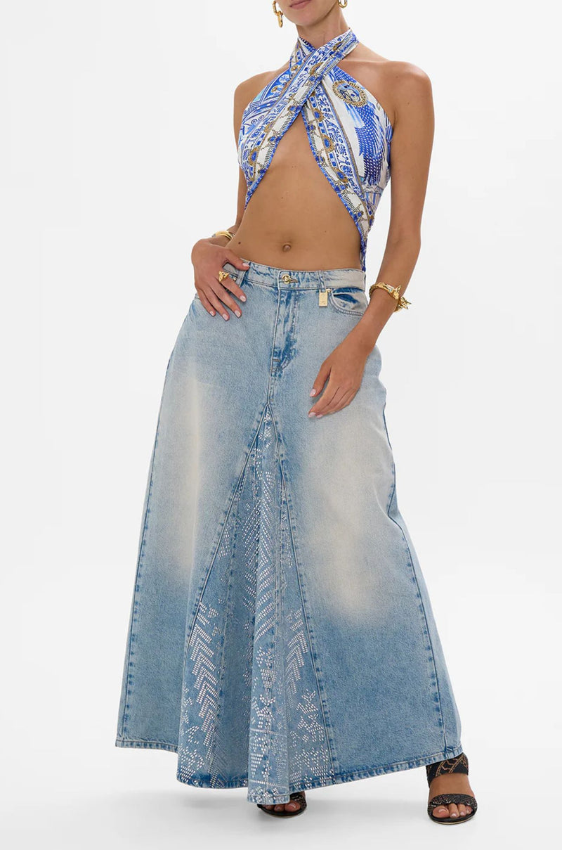 Camilla - Alika Oasis Odyssey A-Line Maxi Skirt