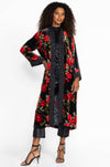 Johnny Was - Velvet Kimono Coat in Rosana