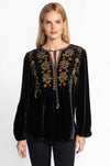 Johnny Was - Curved Hem Prairie Blouse in Nyomi