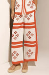 zoe kratzmann - breeze pant in tamarillo scarf