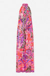 Camilla - Viola Vintage Tie Neck Long Dress