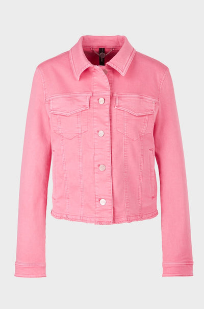 Marc Cain - Rethink Together Colour Denim Jacket in Lip Gloss