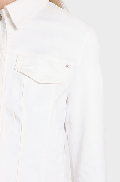 Marc Cain - Rethink Together Colour Denim Jacket in White