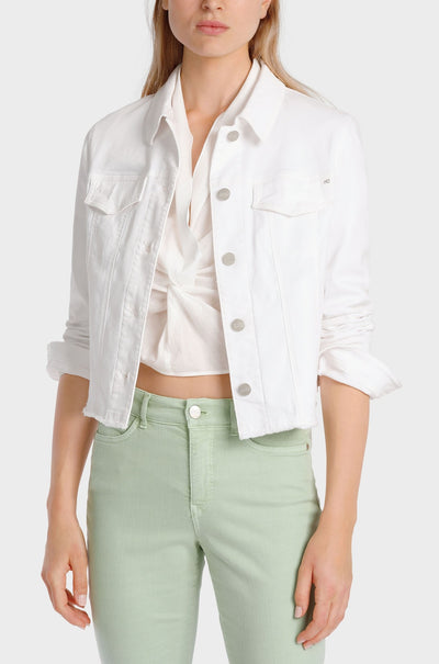 Marc Cain - Rethink Together Colour Denim Jacket in White