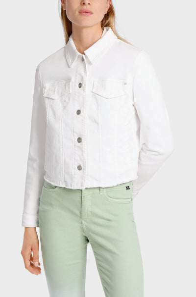 Marc Cain - Rethink Together Colour Denim Jacket in White