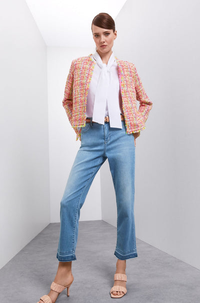 Marc Cain - Bouclé Jacket in Multicoloured Check