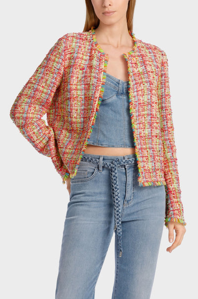 Marc Cain - Bouclé Jacket in Multicoloured Check