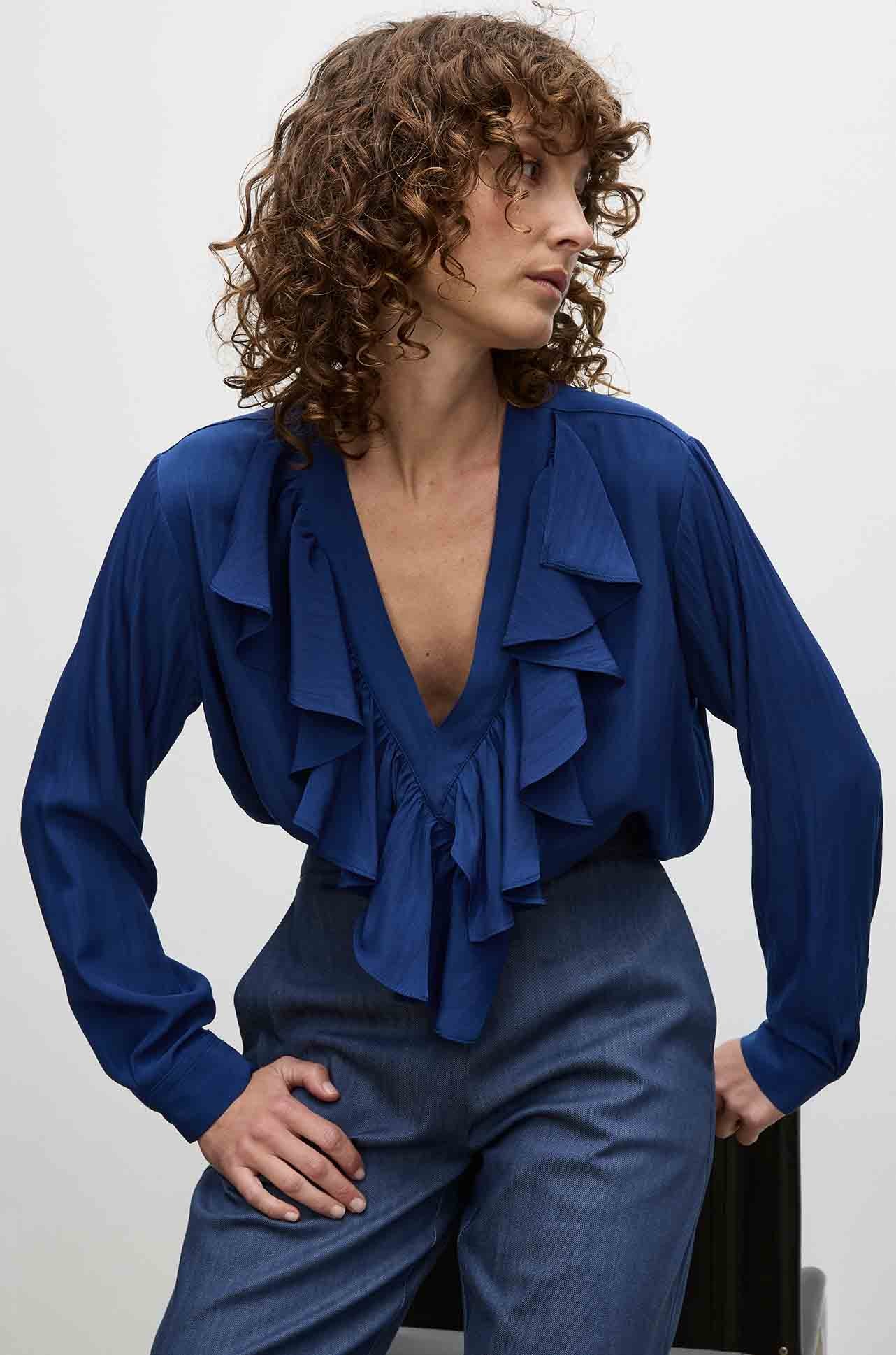 Mela Purdie - Wrap Ripple Blouse