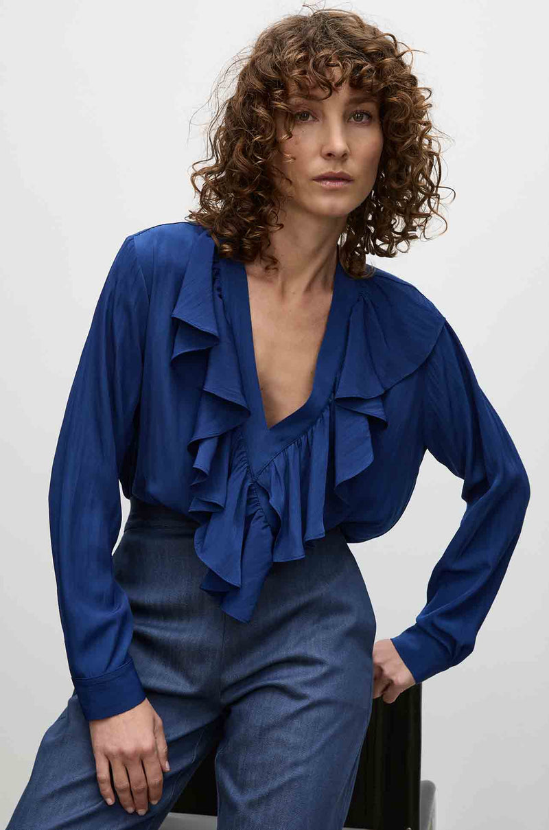 Mela Purdie - Wrap Ripple Blouse