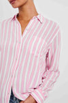 Rails - Wren Shirt in Rose Bloom Stripe