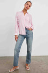 Rails - Wren Shirt in Rose Bloom Stripe