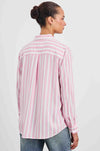 Rails - Wren Shirt in Rose Bloom Stripe