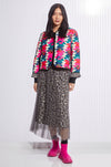 Marc Cain - Reversible Quilted Jacket with Print