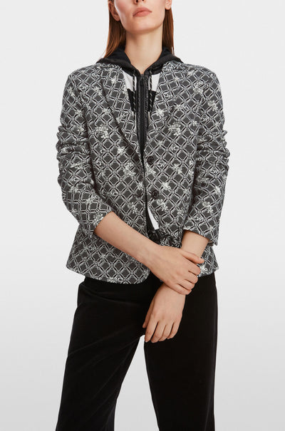 Marc Cain - Scuba Jersey Printed Blazer