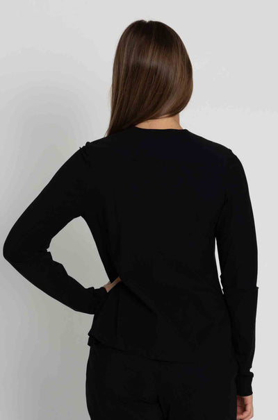 Paula Ryan - Zip Front Panel Peplum Jacket