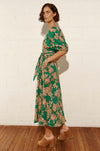 zoe kratzmann - ebb dress in kgari palm green