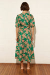 zoe kratzmann - ebb dress in kgari palm green