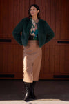 zoe kratzmann - glacier jacket in emerald