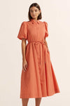 zoe kratzmann - hark dress in nectarine