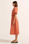 zoe kratzmann - hark dress in nectarine