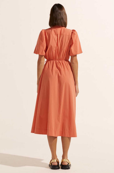 zoe kratzmann - hark dress in nectarine