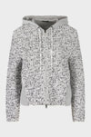 Marc Cain - Hooded Tweed Cardigan