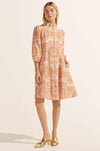 zoe kratzmann - jargon dress in sunset mosaic