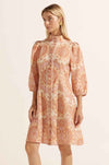 zoe kratzmann - jargon dress in sunset mosaic