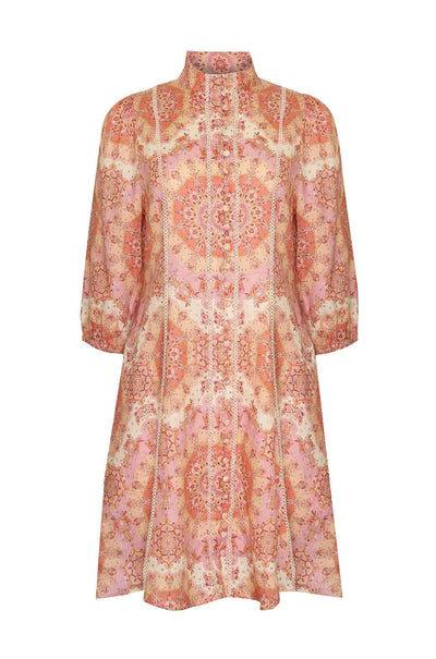 zoe kratzmann - jargon dress in sunset mosaic