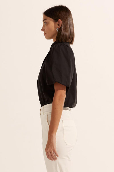 zoe kratzmann - perch top in black