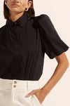 zoe kratzmann - perch top in black