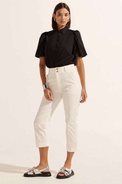 zoe kratzmann - perch top in black