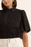 zoe kratzmann - perch top in black