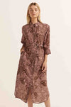 zoe kratzmann - pinpoint dress in cacao batik